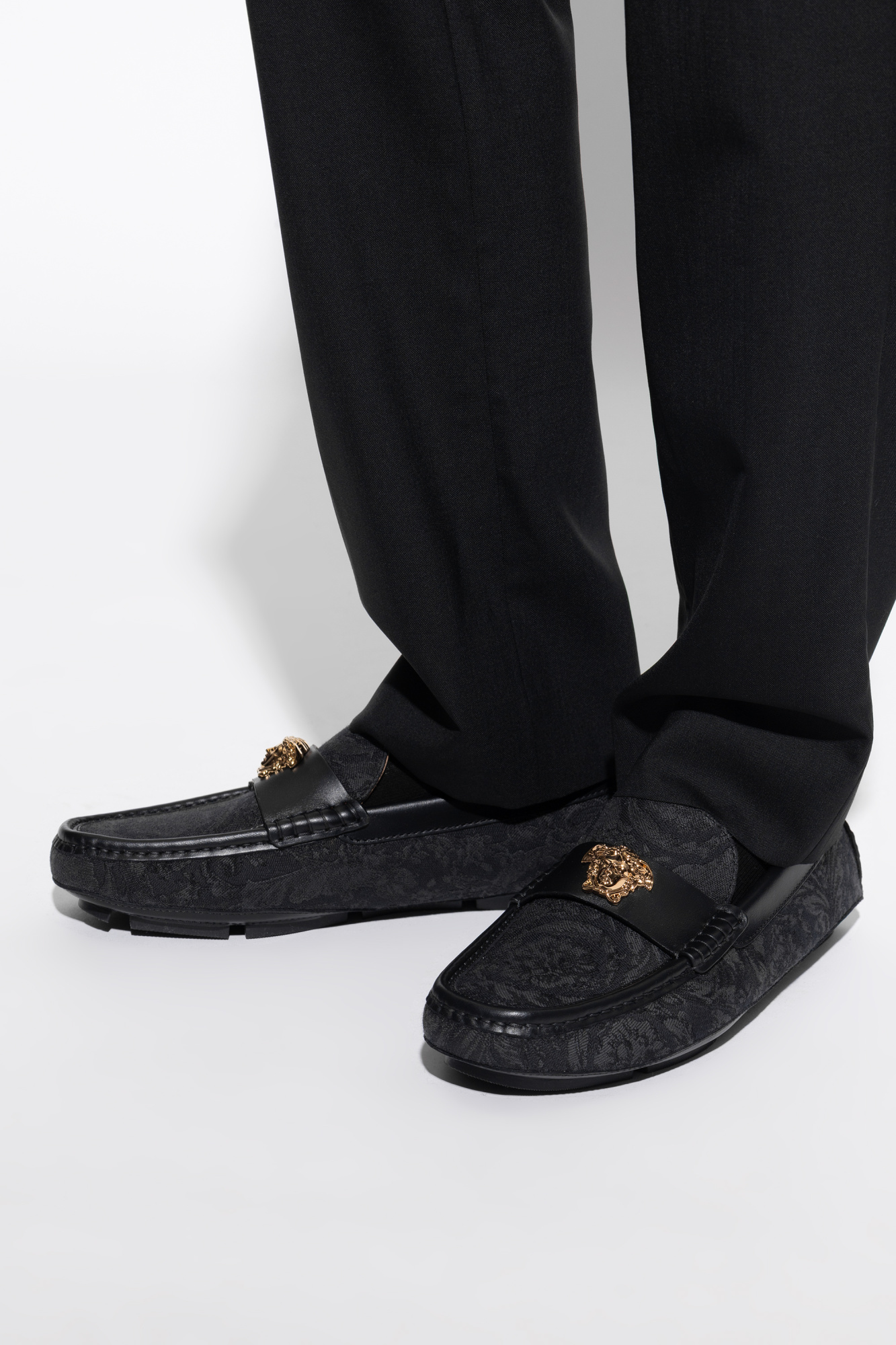 Versace Loafers with 'barocco' pattern | Men's Shoes | Vitkac